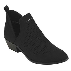 Yoki brand black booties